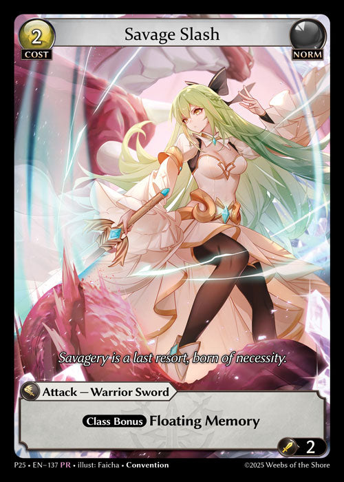 Savage Slash - Promotional Cards