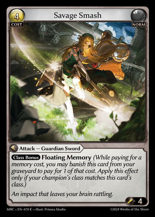 Savage Smash - Mercurial Heart -  C Norm