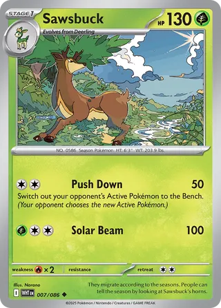 Sawsbuck - 007/086 - White Flare