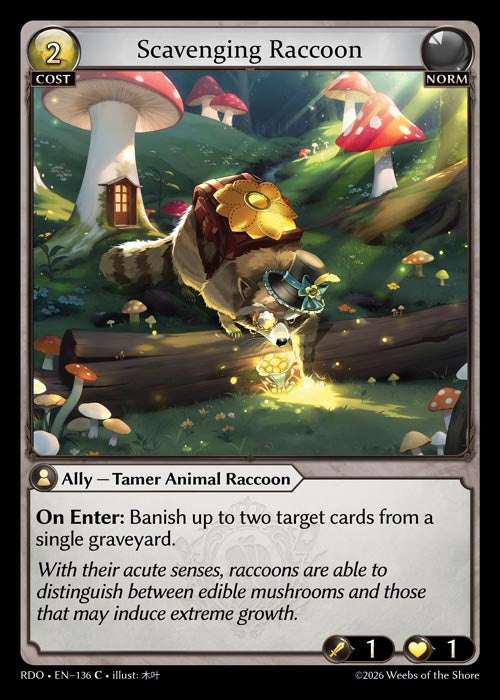 Scavenging Raccoon - Radiant Origins - C Norm
