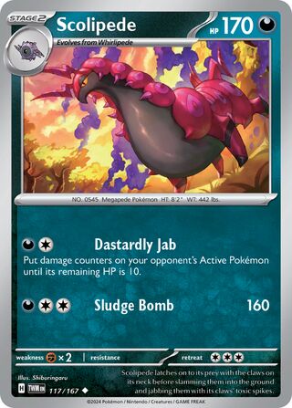 Scolipede - 117/167- Twilight Masquerade 