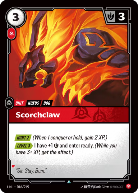 Scorchclaw - 016/219 - U Fury