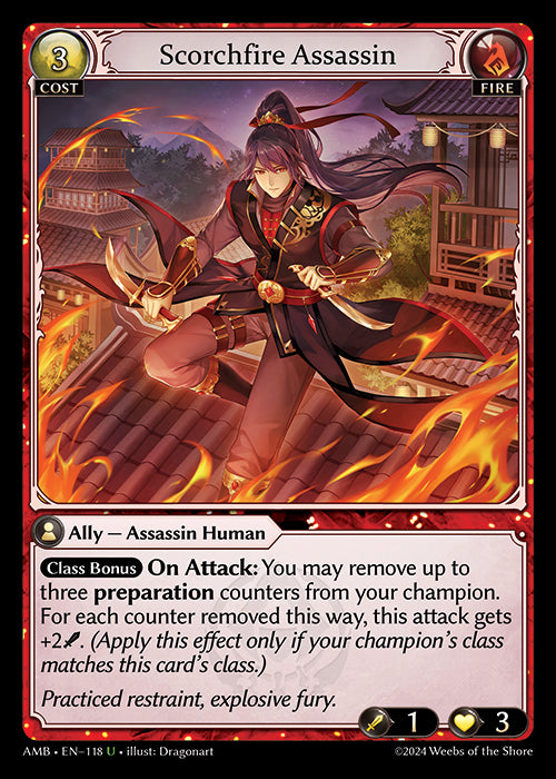 Scorchfire Assassin - Mortal Ambition -  U Fire