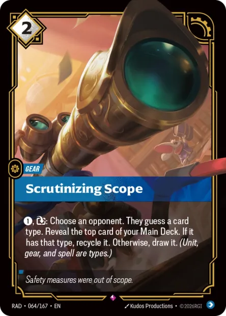 Scrutinizing Scope - 064/167 - R Mind