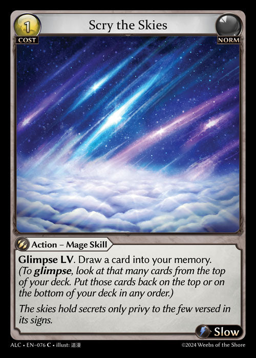 Scry the Skies - Alchemical Revolution -  C Norm