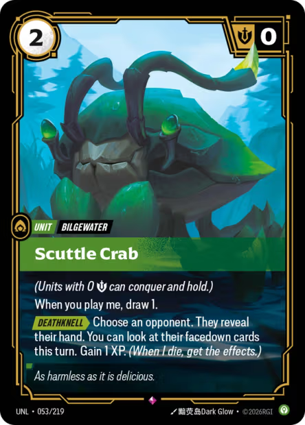 Scuttle Crab - 053/219 - R Calm