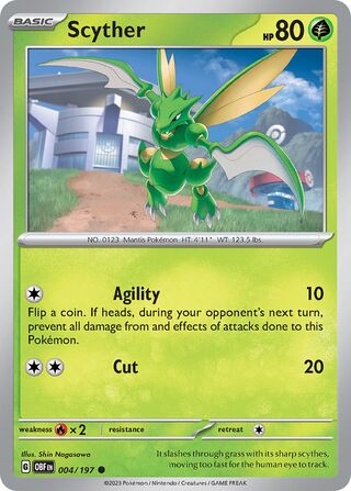 Scyther - 004/197 - Obsidian Flames 