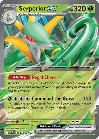 Serperior ex - 003/086 - Black Bolt