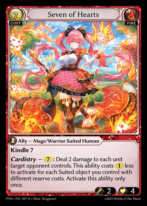 Seven of Hearts - Phantom Monarchs