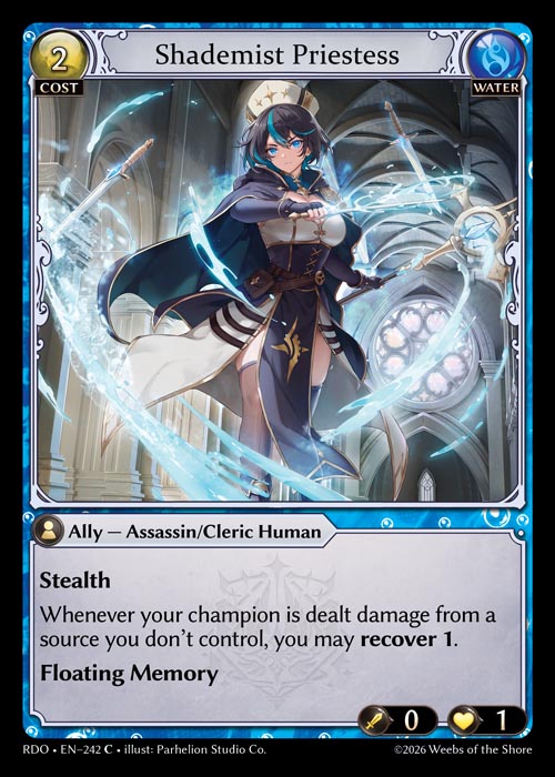 Shademist Priestess - Radiant Origins - C Water