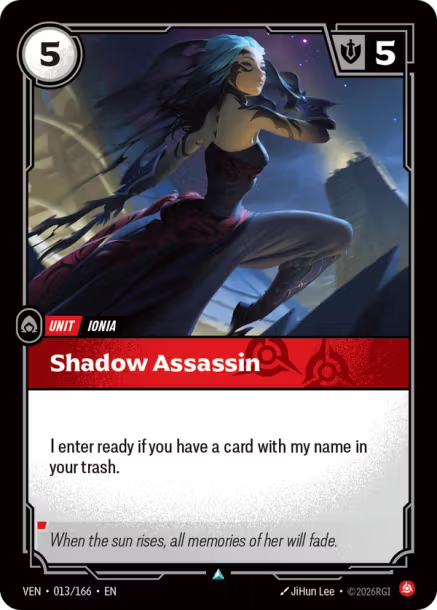 Shadow Assassin - 013/166 - U Fury