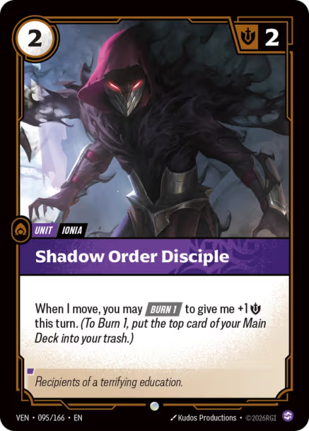 Shadow Order Disciple - 095/166 - C Chaos