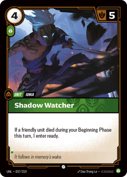 Shadow Watcher - 037/219 - C Calm