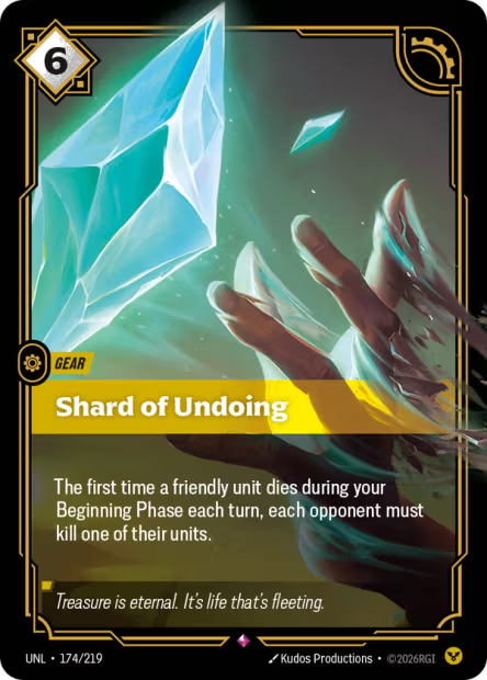 Shard of Undoing - 174/219 - R Order