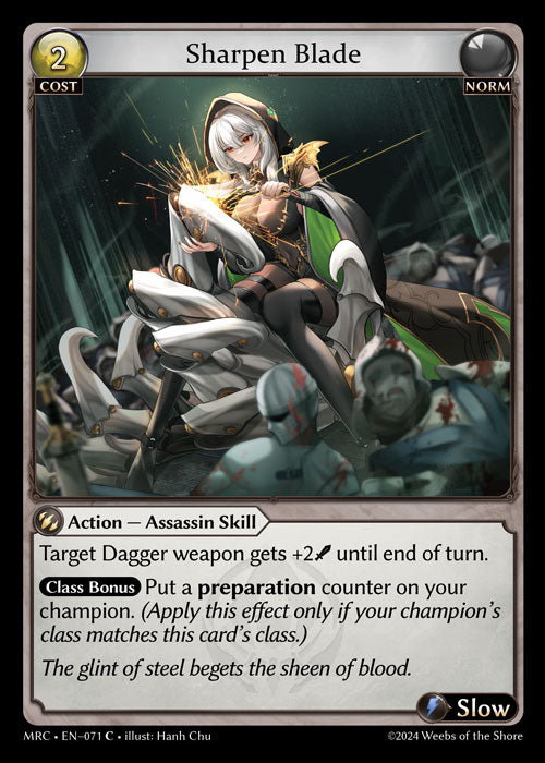 Sharpen Blade - Mercurial Heart -  C Norm