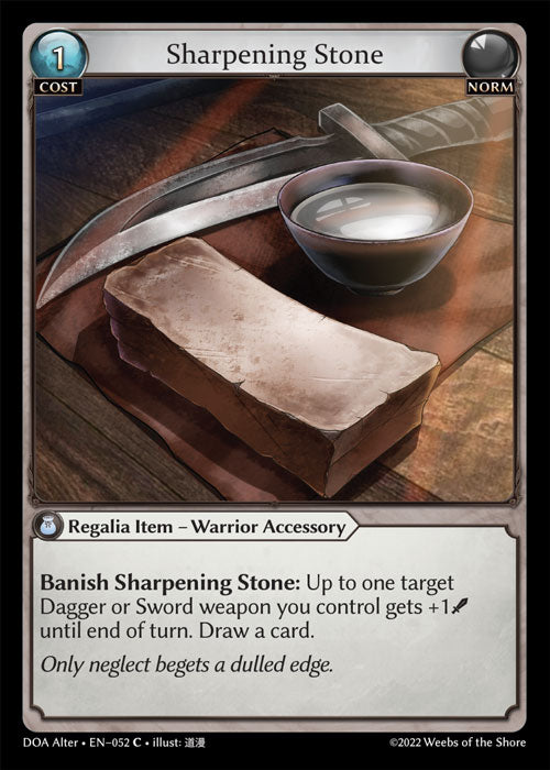 Sharpening Stone - Dawn of Ashes