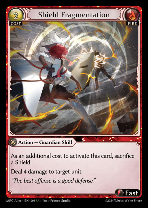 Shield Fragmentation - Mercurial Heart -  U Fire