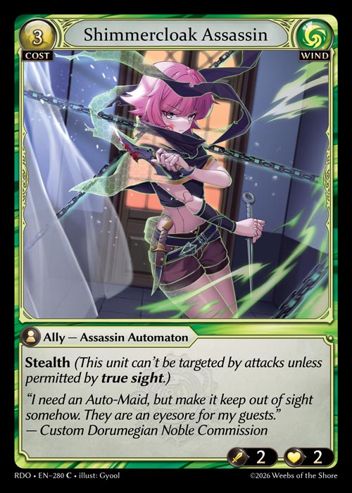 Shimmercloak Assassin - Radiant Origins - C Wind