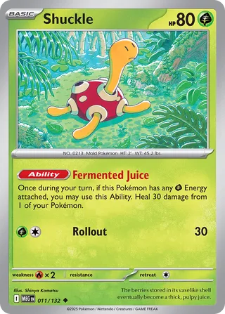 Shuckle - 011/132 - Mega Evolution