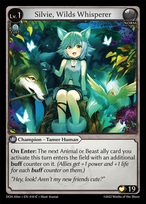 Silvie, Wilds Whisperer - Dawn of Ashes