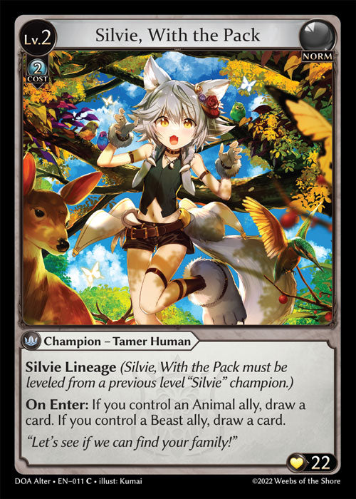 Silvie, With the Pack - Dawn of Ashes