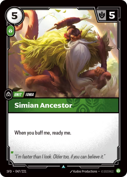 Simian Ancestor - 047/221 - U Calm