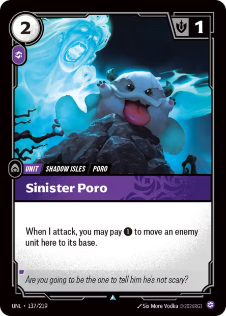 Sinister Poro - 137/219 - U Chaos