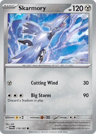 Skarmory - 119/167 - Twilight Masquerade 
