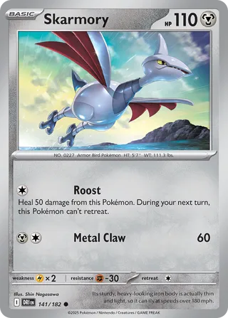 Skarmory - 141/182 - Destined Rivals