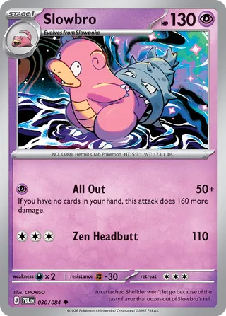 Slowbro - 030/084 - Pitch Black