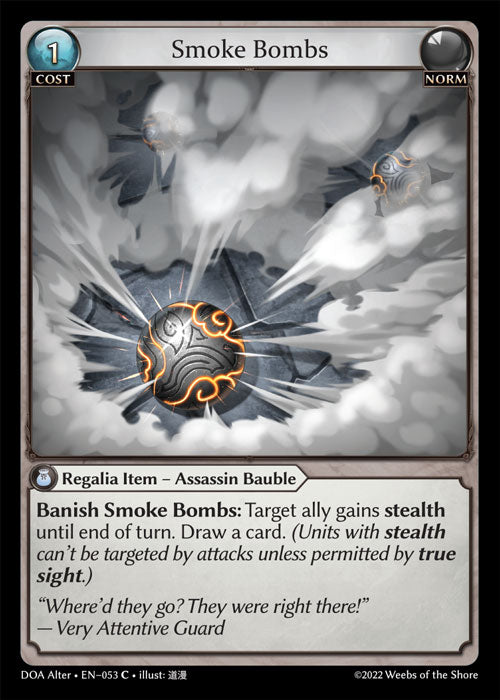 Smoke Bombs - Dawn of Ashes