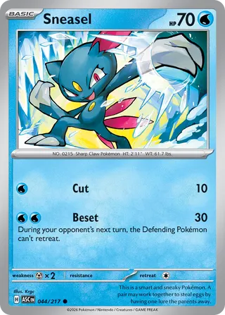 Sneasel - 044/217 - Ascended Heroes