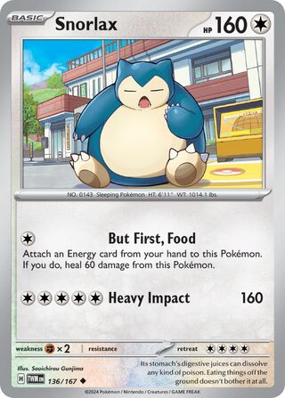 Snorlax - 136/167- Twilight Masquerade 