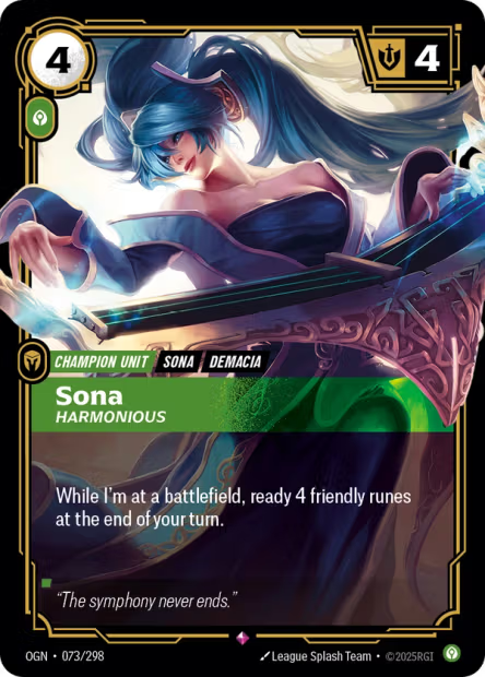 Sona, Harmonious - 073/298 - R Calm