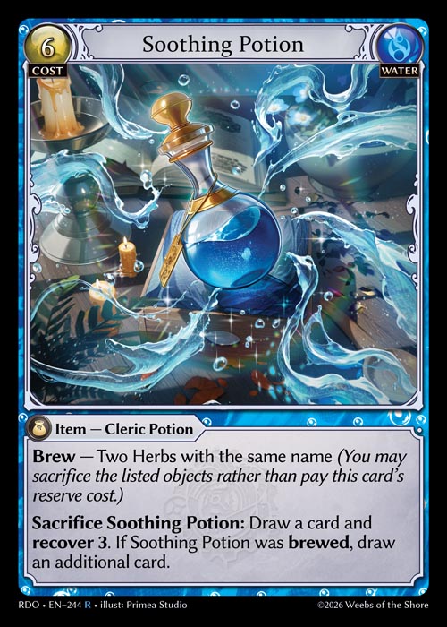 Soothing Potion - Radiant Origins - R Water