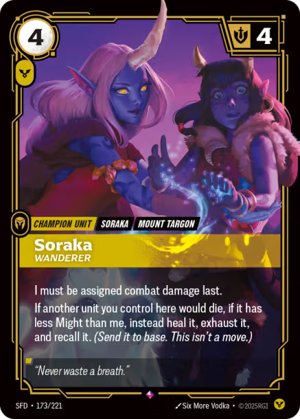 Soraka, Wanderer - 173/221 - R Order