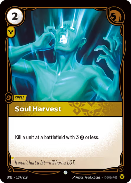 Soul Harvest - 159/219 - C Order