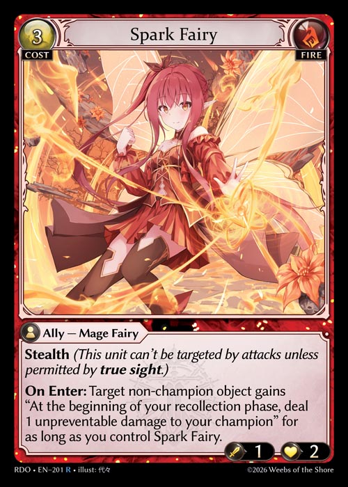 Spark Fairy - Radiant Origins - R Fire