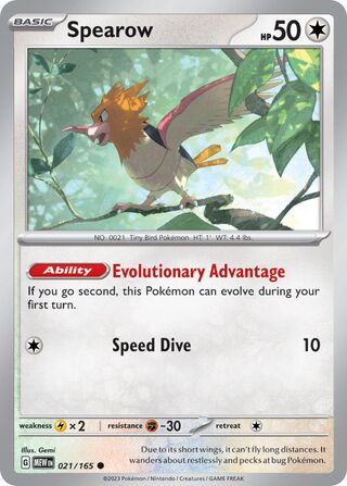 Spearow - 021/165 - 151 