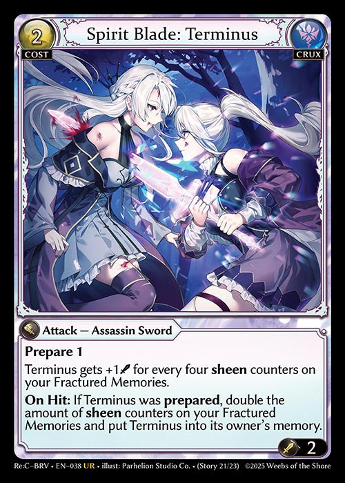 Spirit Blade: Terminus - Merlin Re:Collection Brilliant Vestige - UR Crux