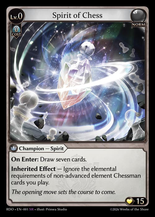 Spirit of Chess - Radiant Origins - SR Norm