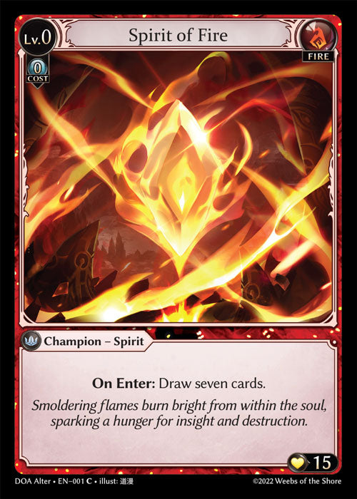 Spirit of Fire - Dawn of Ashes