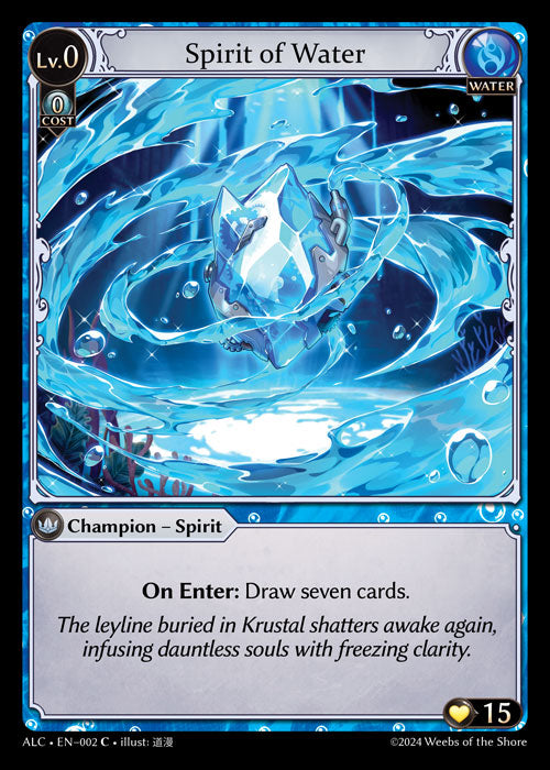 Spirit of Water - Alchemical Revolution -  C  Water