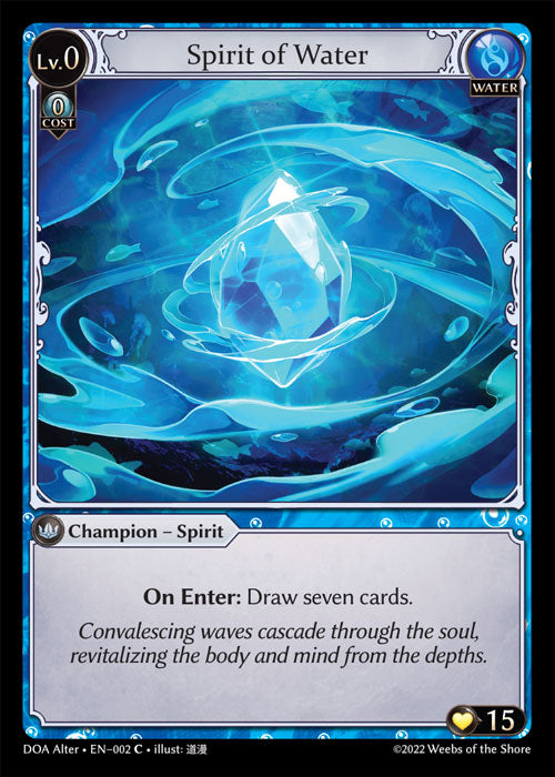 Spirit of Water - Dawn of Ashes