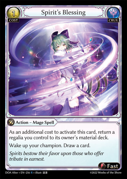 Spirit’s Blessing - Dawn of Ashes