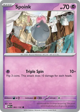 Spoink - 062/132 - Mega Evolution