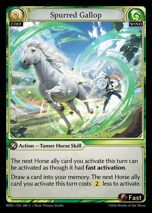 Spurred Gallop - Radiant Origins - U Wind
