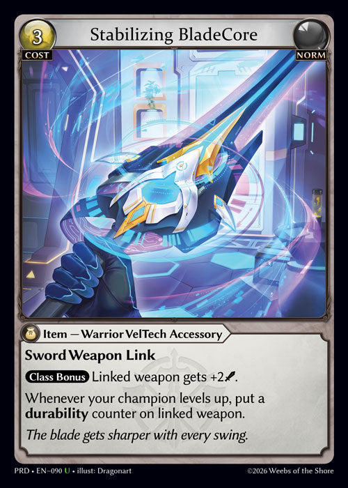 Stabilizing BladeCore - .asphodel/paradise - U Norm