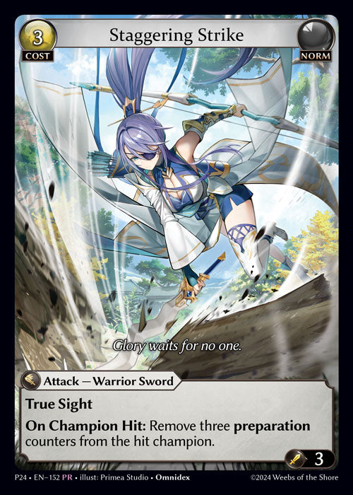Staggering Strike - Promotional Cards