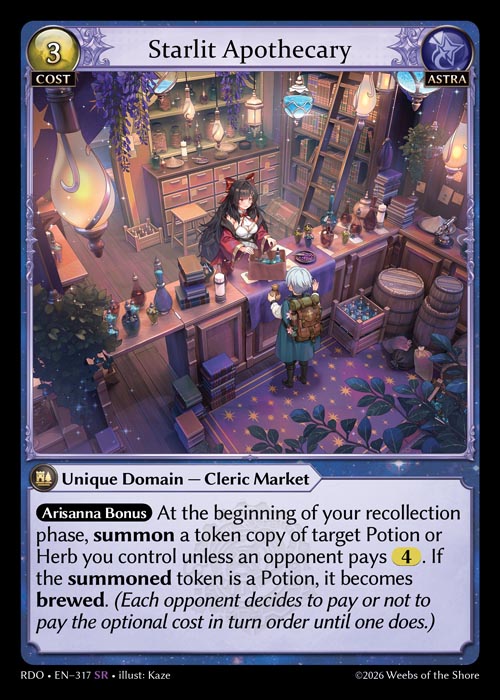 Starlit Apothecary - Radiant Origins - SR Astra